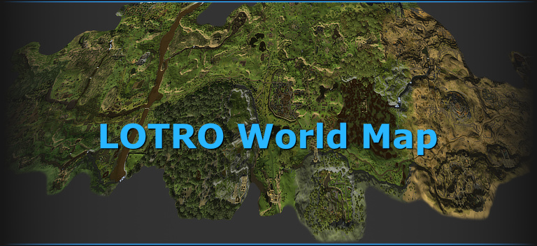 LOTRO World Map
